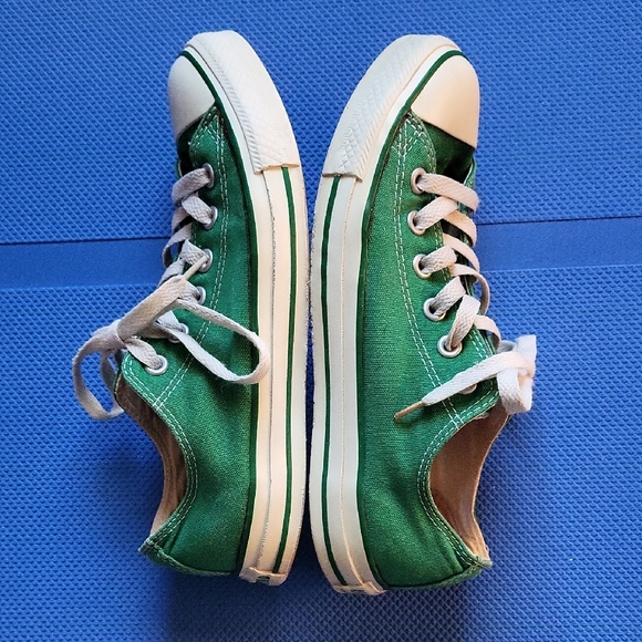 Converse Sneakers in Vibrant Green and White - Picture 5 of 7